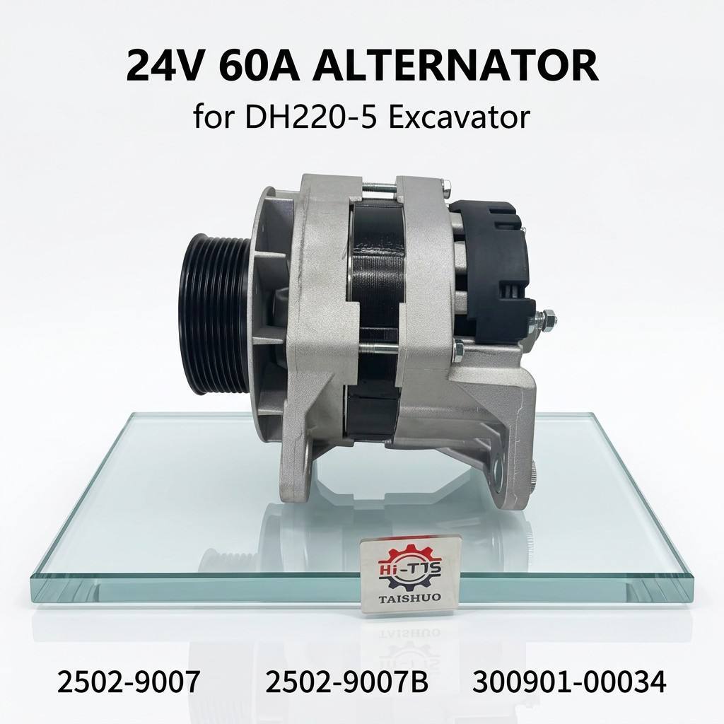 24V 65A 2502-9007B 2502-9009 0-35000-4190  Alternator  for DB58T DE08TIS DE12TIA Engine Excavator Accessories