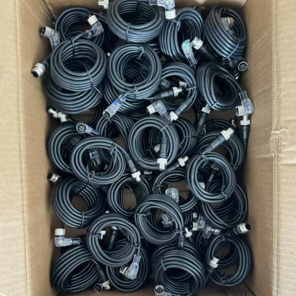 259748003 PROXIMITY SWITCH CONNECTING CABLE 0.75 Meter 4PIN Applicable to Putzmeister Schwing pump truck