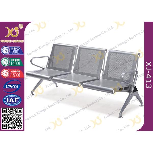 Heavy Duty Hospital Waiting Room Chairs Stainless Steel With Powder Coating