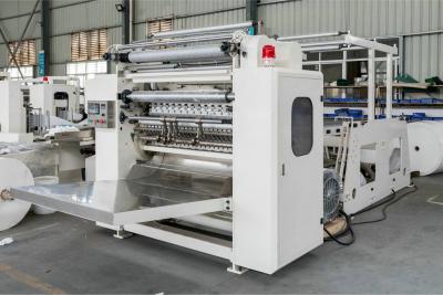 Full Automatic Bottom Output Hanging type V fold Facial Tissue Paper Making Machine Production Line