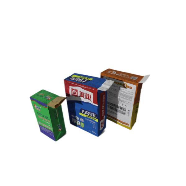 25kg 50kg Kraft Packing Cement Bags Paper Valve Bag Waterproofing