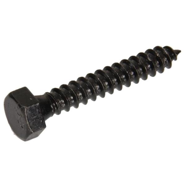 Acero plateado cinc de acero inoxidable Chrome 3/8 del tornillo de retraso de la cabeza de hex. DIN571 x 2