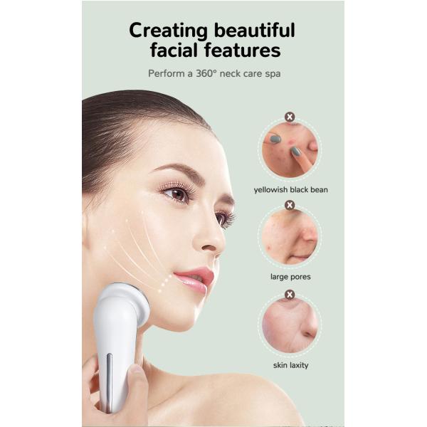 Hot Cold Compress And Red Light Therapy Micro Current Face Device Electric Heating 3W