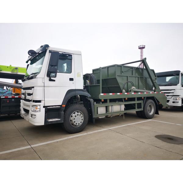 SINOTRUK HOWO 4x2 Heavy Duty Truck Swing Arm Type Refuse Collection Truck, 6 Wheels