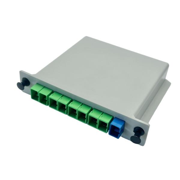 FTTH Fiber Optic Equipment 1x4 1x8 1x16 1X32 SC APC UPC G657A PLC Splitter with Connector