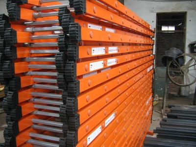 Powder Coated Safety Aluminium Scaffolding Ladder Straight For Industrial