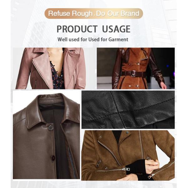 Micro Artificial Imitation Leather PU Material For Garments