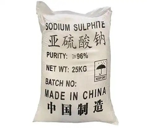 Na2SO3 Sodium Sulfite Fragrance And Dye Reducing Agent Inorganic Raw Materials