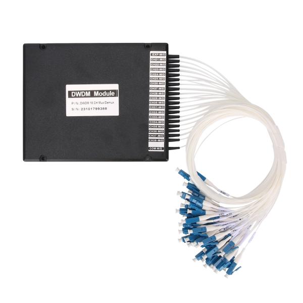 500mW DWDM passif 18CH DEMUX MUX passif Gestion SMF 28e Fibre C22 à C39