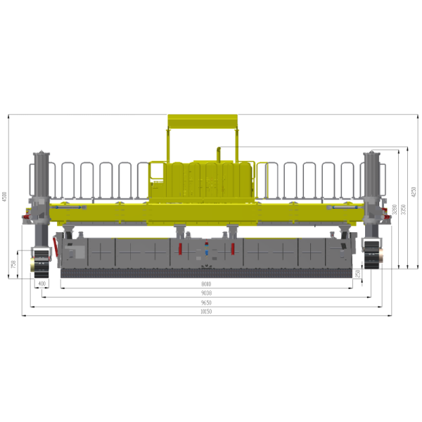 Concrete Slipform Paver for Agricultural Irrigation & Rural Road Projects
