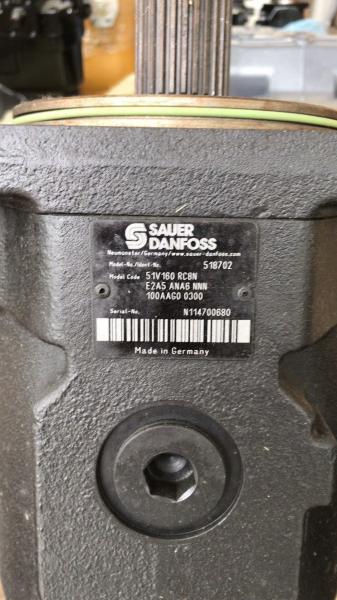 Sauer Danfoss 51A160 RC8N E2A5 ANA6 NNN Hydraulic Piston Motor made in Germany