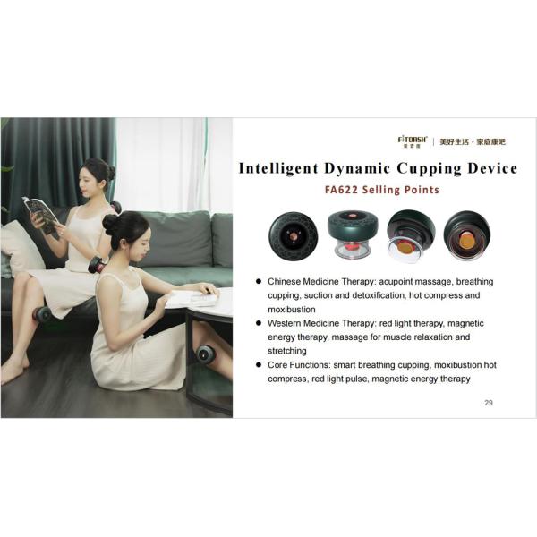 Smart Cupping Massager Electric Vacuum Red Light Cupping Therapy Massage Body Cups