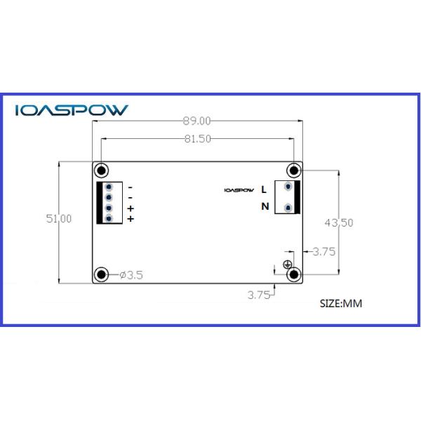 AOKPOWER iAD36C single output PSU open frame ac dc Power Supply output 5V 6A 36W  MINI SIZE L89 × W51 × H22mm