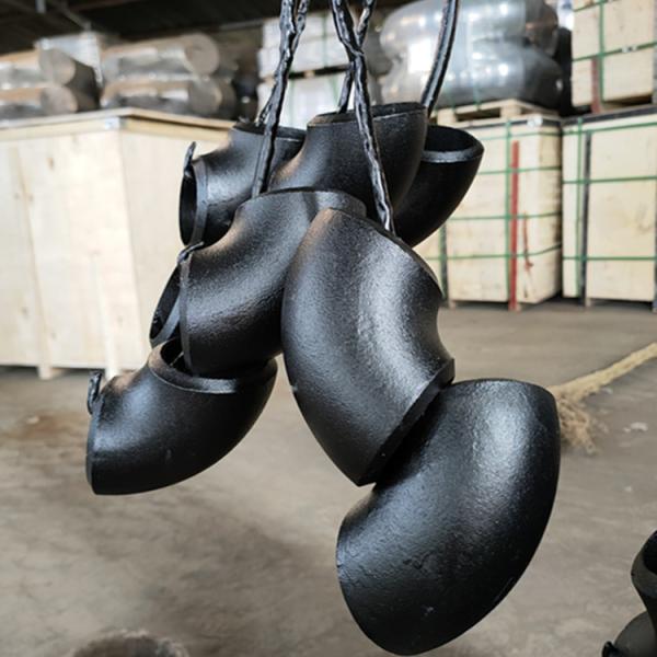 Aço Sch80 de API Butt Weld Elbows Carbon de 4 polegadas encaixes do T da tubulação de um preto de 90 graus
