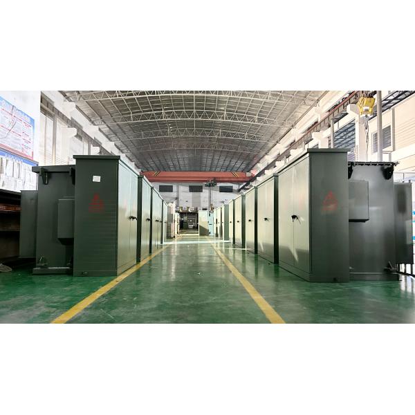 300Kva Three Phase Pad Mounted Transformer Oil Immersed Distribution 12870V To 208V ANSI IEEE Standards