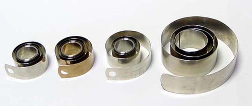1 - 250mm width,0.08 - 1mm thickness Stainless Stell Spiral Torsion Spring for