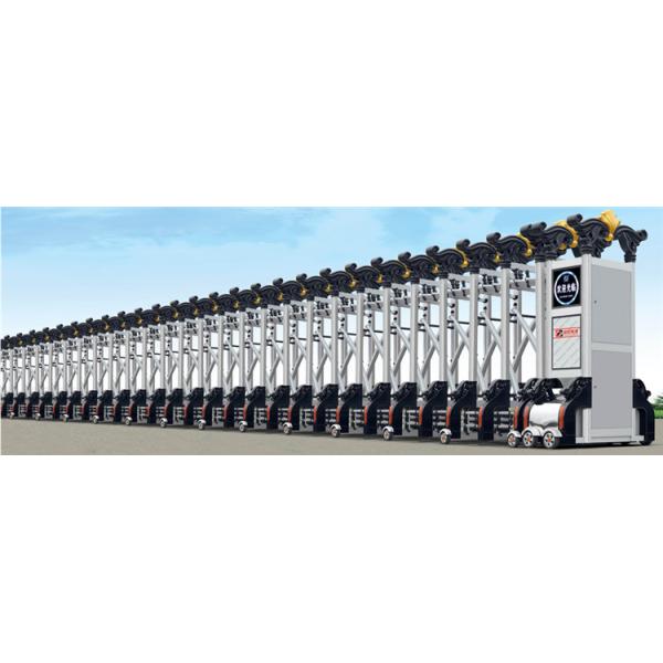 Modern SS Automatic Retractable Gate 740W Electric Sliding Main Entrance Gate