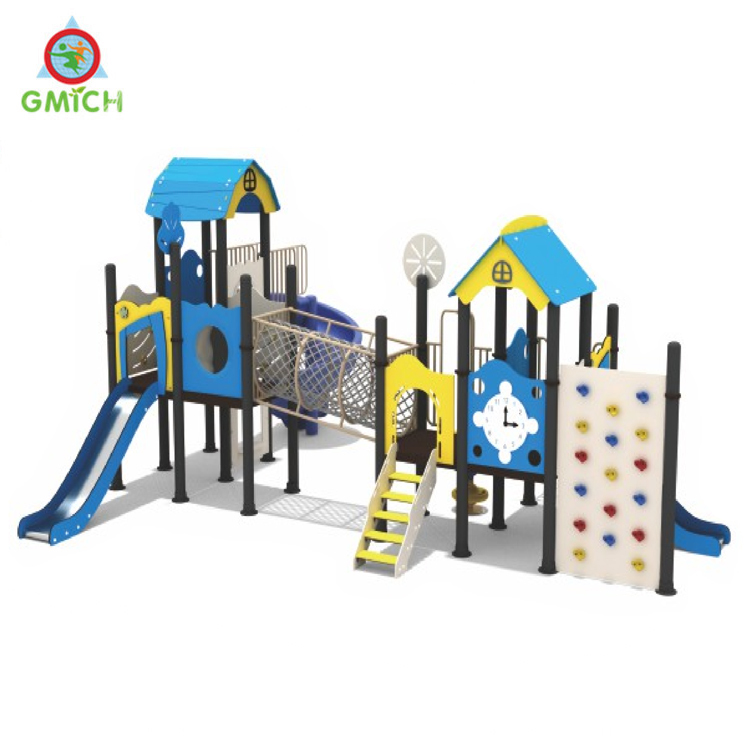 Outdoor Commercial Slide PE Board Playground Equipment Cheap and Nice Children Park Play Set
