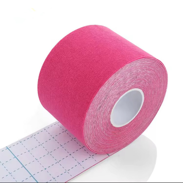 PINK Color Kinesiology Tape Medical Muscle Tape 5cmx5m Reduce Pain CE ISO Approved