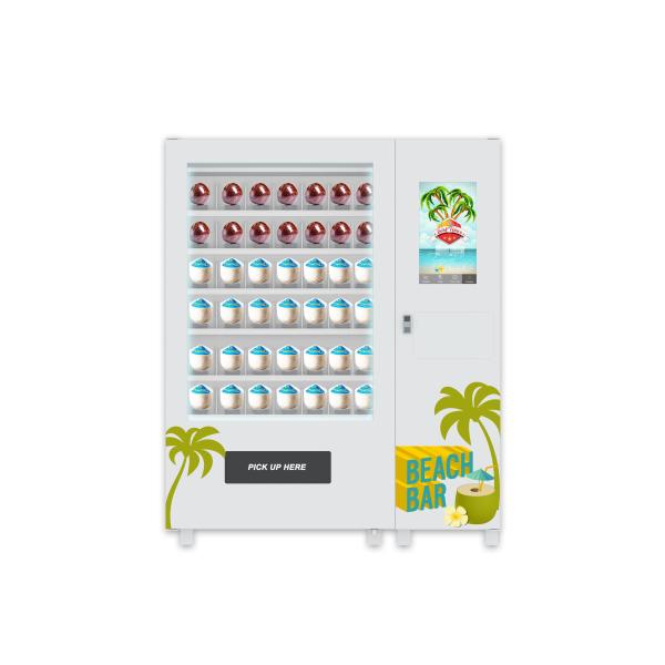 Автомобиль системы лифта крытого автомата еды кредитной карточки воды кокоса коммерчески