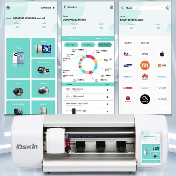 PVC Back Cover Skin Cutting Screen Protector Hydrogel Film Machine