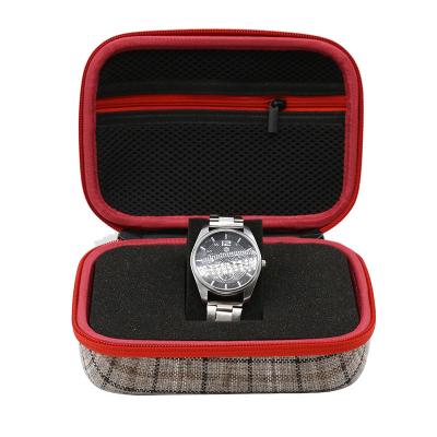 ODM Dustproof de EVA Watch Display Storage Case com fechamento do zíper