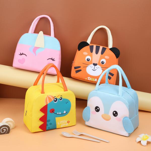 Customized Logo Portable Insulated Thermal Lunch Box for Women Girl Kids Children
