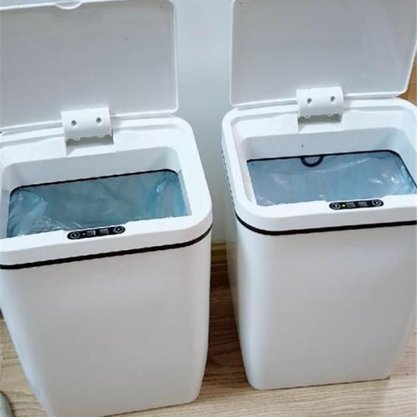Hand Free Motion Garbage Can , Smart Bin Sensor For Indoor / Office
