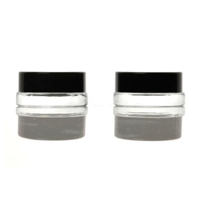 Recipiente de concentrado de vidro com tampa preta de 7 ml, frasco de vidro preto de concentrado de 5 ml Frasco de vidro de concentrado de 7 ml Frascos de vidro de 9 ml