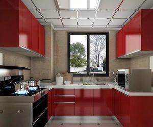 ODM L Shaped Kitchen Cabinets Ready Made Cupboards