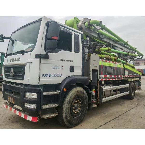 2017 Zoomlion 56m Truck-Mounted Concrete Pump For Sale Scania Chassis 8x4 Drive Mode