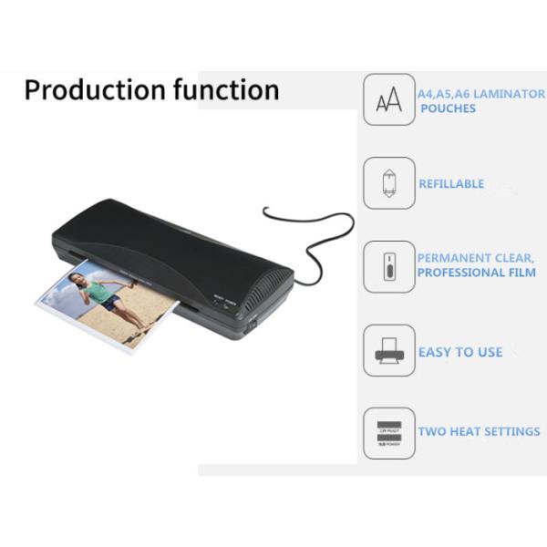 Máquina de laminação térmica profissional para laminador de papel A4 de aquecimento rápido