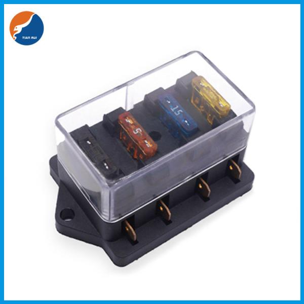патрон предохранителя лезвия пути коробки 4 взрывателя DC 12V 24V 32V всеобщий автомобильный