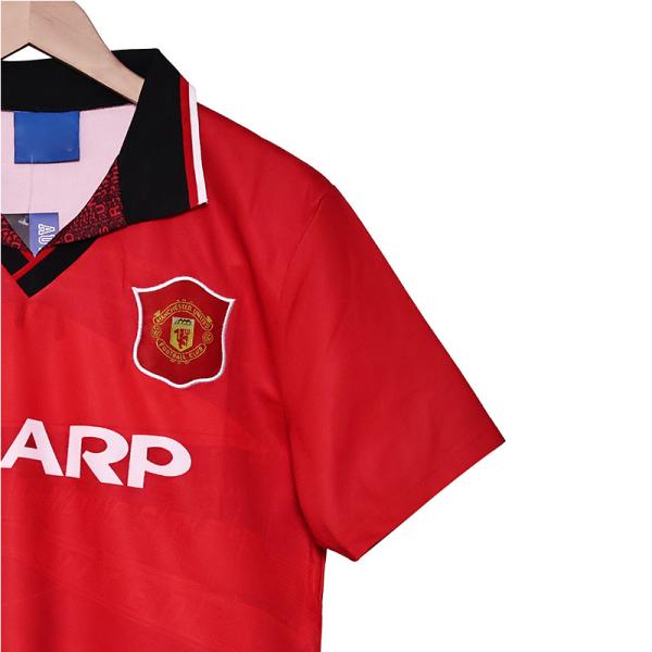 1994-1996 Manchester United Home Retro Football Jerseys Classic Replica