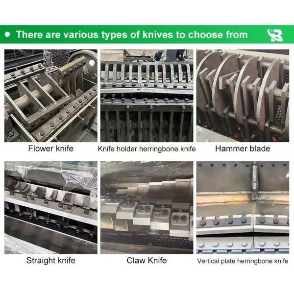 Can and Plastic Bottle Crusher 40HP Plastic Crusher Machine Claw Knife Plastic Crusher