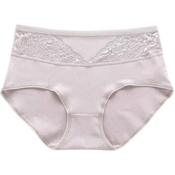 Хлопка талии нижнего белья женщин XL-4XL сводки высокого женские жирные плюс трусы шнурка размера для Средн-достигших возраста женщин