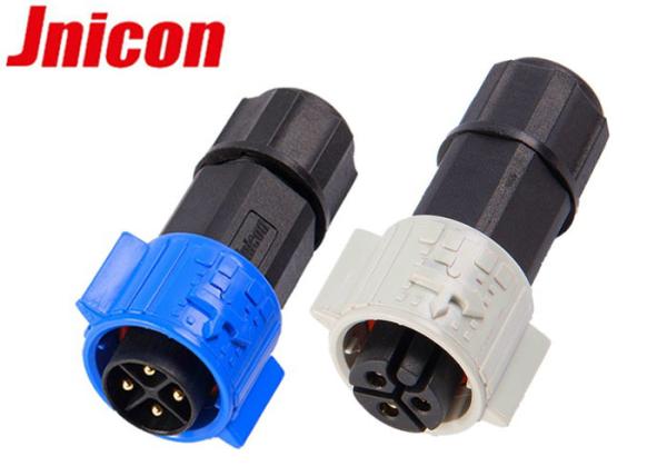 Conectores circulares impermeáveis bondes, 3 conector redondo do Pin do Pin 4 com fêmea masculina