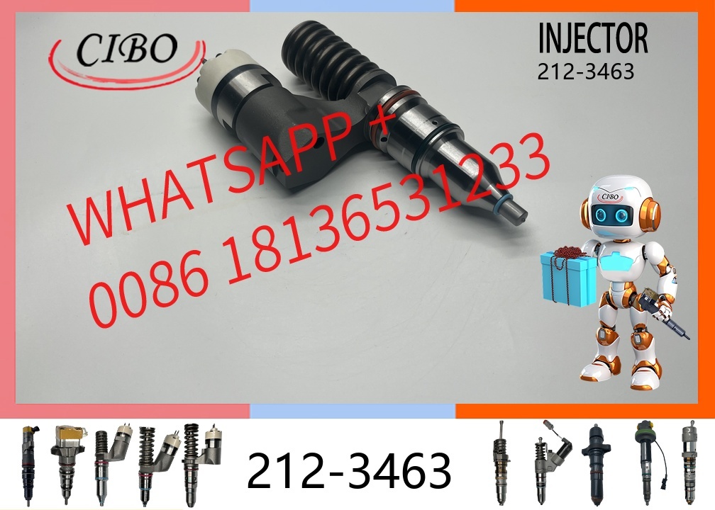 original 212-3463 Common Rail Fuel Injector for  C10 C12 Diesel Engine Excavator Parts Replacement for OEM 10R-0963 212-3462 212-3467 Injector Nozzle original new injector