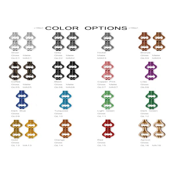 Silver Interior Shiny Decoration 1.7mm Fly Screen Chain Curtain