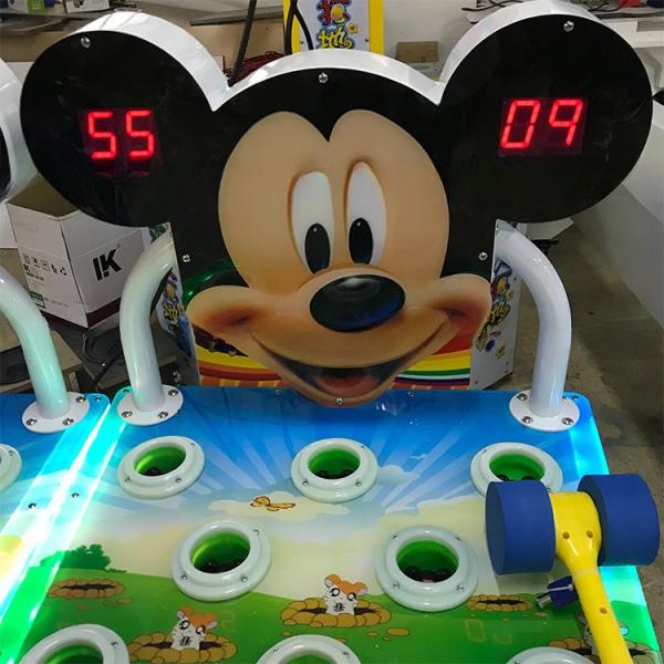 80W Indoor Amusement Arcade Machine Hit Mouse Rats Game Machines