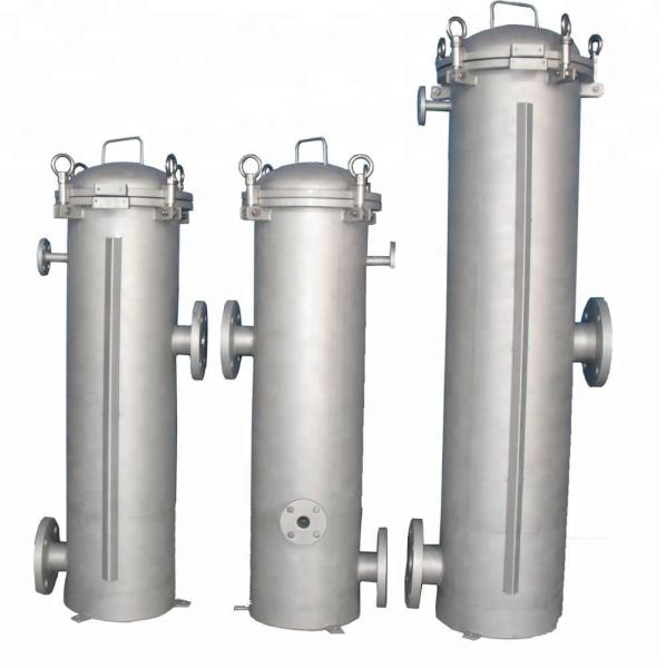 High Flow Food Grade Stainless Steel Filter Bag Housing for Juice Liquid Purifying