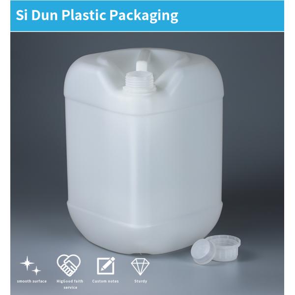 Paint 10L HDPE Container 317mm Screw Plastic Cap Square Plastic Barrels