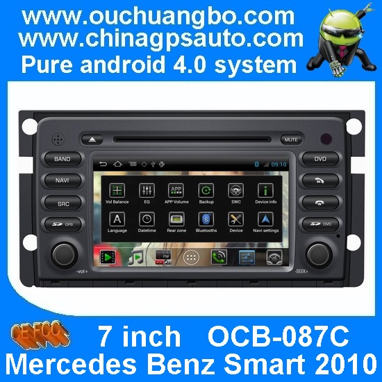 Ouchuangbo Car GPS Navi 3G Wifi Bluetooth Radio for Mercedes Benz Smart 2010 S150 Android 4.0 System OCB-087C