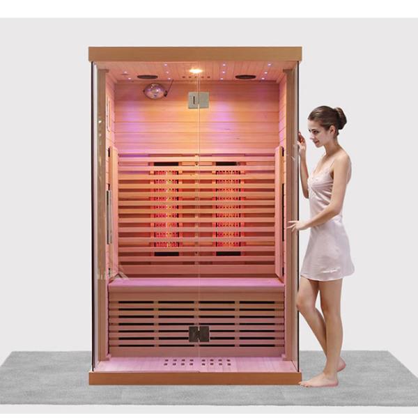 Крытый роскошный спа держит пар здоровья тела и ультракрасную сауну 1900W
