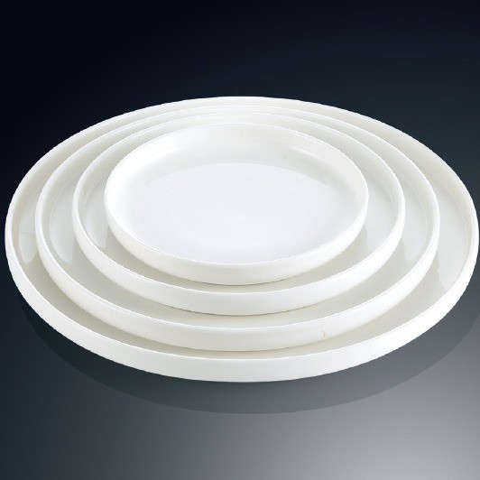 Restaurant Fine Porcelain Dinner Set Microwave Safe Dining Ceramic Plates