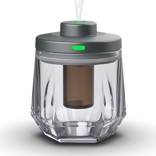Low Noise Small Portable Battery Operated  Rechargeable Waterless Essential Oil Diffuser Nebulizer Scent for Home,Car,Large Room