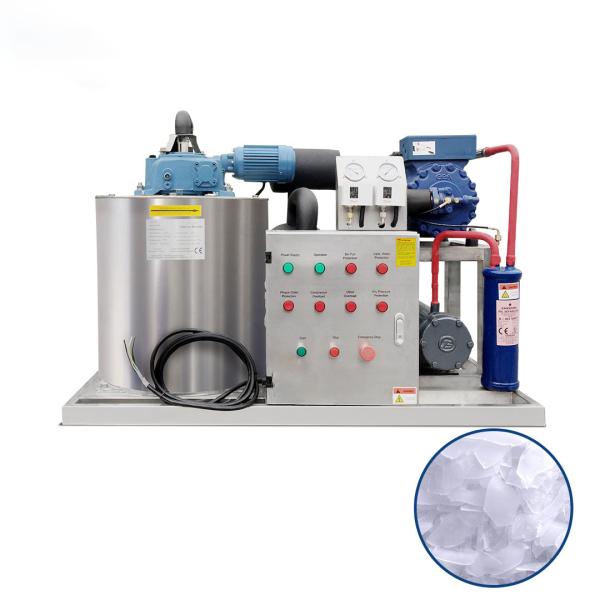Icemedal CE Salt Water Flake Ice Making Machine Low Energy R22/R404a