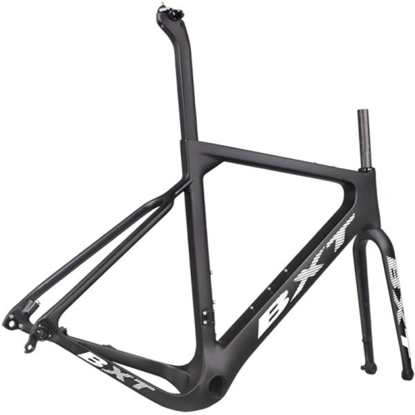 T1000 Carbon Fibre Gravel Bike Frame Carbon Fiber Road Bicycle Frameset 700C