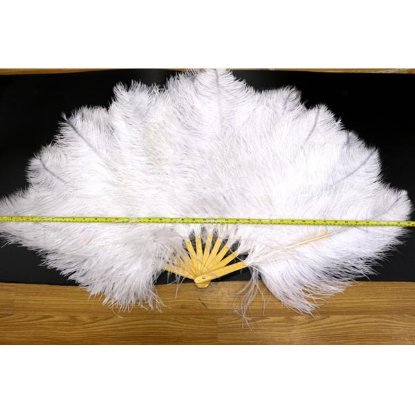 50-55 см Декорация для вечеринки Страус Перья Ручной вентилятор Белый фиолетовый горячий предмет Окрашенный