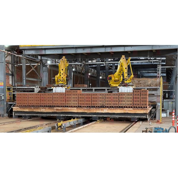 Fully Automatic Robot Loading Brick Packaging Machine with One-Touch Brick Type Switching for Efficient Brick Unloading System Fully Automatic Block Making Machine